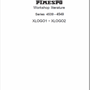 OM PIMESPO XLOGO1 and XLOGO2 Series 4539 – 4549 Order Picker Workshop Repair Manual