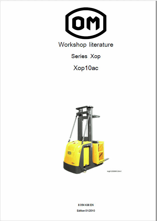 OM Pimespo XOP10 and XOP10ac Series XOP Lift Workshop Repair Manual