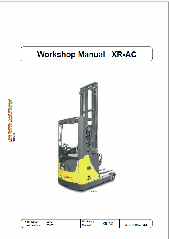 OM Pimespo XRac Reach Trucks Workshop Repair Manual