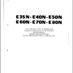 OM Pimespo E35N-E40N-E50N-E60N-E70N-E80N Forklift Repair Manual