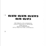 OM Pimespo EU3/12, EU3/15 and EU3/17.5 Forklift Workshop Manual