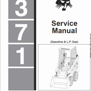 Bobcat 371 Skid-Steer Loader Service Manual