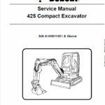 Bobcat 425 and 428 Compact Excavator Service Manual