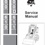 Bobcat 600, 600D, 610 and 611 Skid-Steer Loader Service Manual