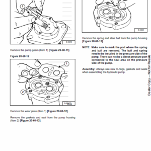 Bobcat 553 Skid-Steer Loader Service Manual