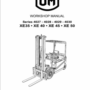 OM Pimespo XE35, XE40, XE45, XE50 Forklift Workshop Manual