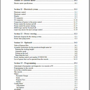 OM PIMESPO Thesi Series 4519 Reach Trucks Workshop Repair Manual