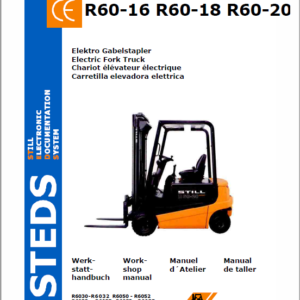 Still Electric Fork Truck R60-16 R60-18 R60-20 Workshop Repair Manual