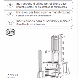 OM Pimespo XNA ac – Generation 1.2 80v Side Loader Workshop Repair Manual