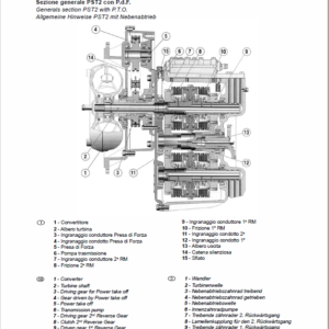 OM Pimespo DI50CH, DI60C, DI70C and DI80C Forklift Workshop Manual