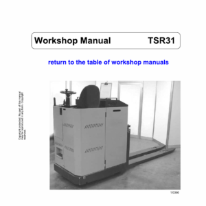 OM Pimespo TSR20, TSR30, TSR31, CSR Workshop Repair Manual