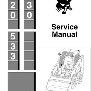 Bobcat 520, 530 and 533 Skid-Steer Loader Service Manual