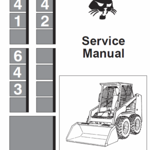 Bobcat 641, 642 and 643 Skid-Steer Loader Service Manual