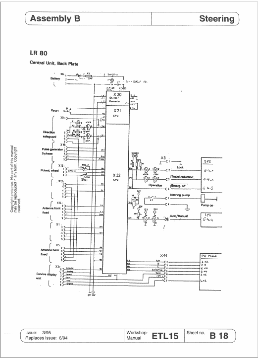 OM Pimespo ETL15 Forklift Workshop Manual