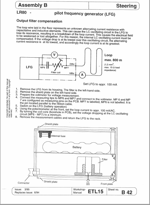 OM Pimespo ETL15 Forklift Workshop Manual