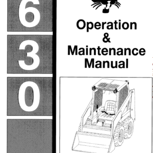 Bobcat 630, 631 and 632 Skid-Steer Loader Service Manual