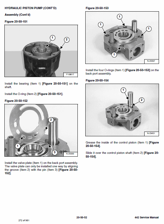 Bobcat 442 Excavator Repair Service Manual