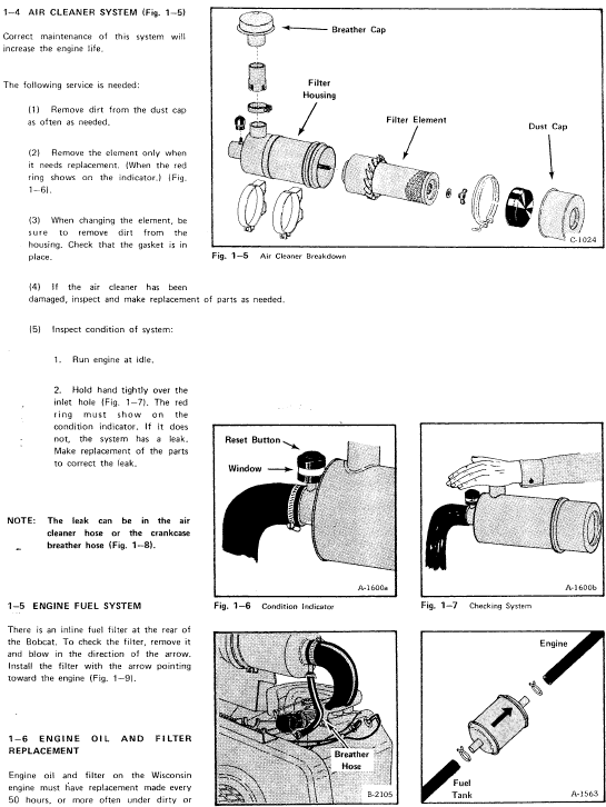 Bobcat 620 Skid-Steer Loader Service Manual