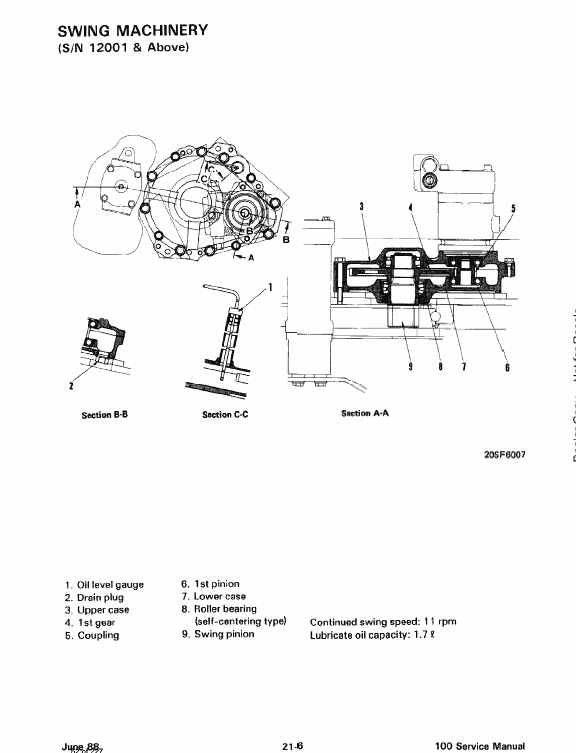 Bobcat X100 Excavator Service Manual