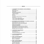 Om Pimespo Transmission TXL 30/S Workshop Manual