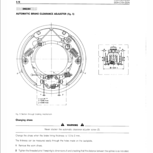 OM Pimespo E35N-E40N-E50N-E60N-E70N-E80N Forklift Repair Manual