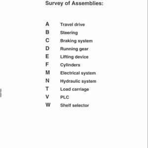 OM Pimespo ETL15 Forklift Workshop Manual