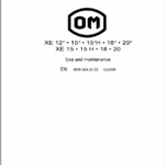 OM Pimespo XE12, XE15 and XE18 Series 4016 , 4017 Forklift Workshop Repair Manual