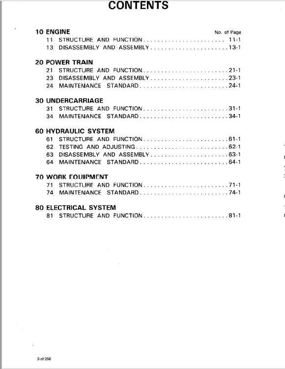 Bobcat X56 and X76 Excavator Service Manual