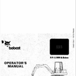 Bobcat 116 Excavator Service Manual