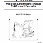 Bobcat 324 Compact Excavator Service Manual