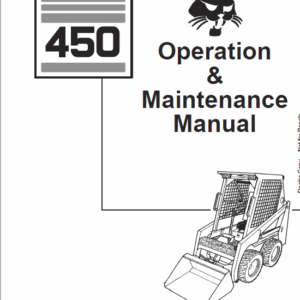 Bobcat 450 and 453 Skid-Steer Loader Service Manual