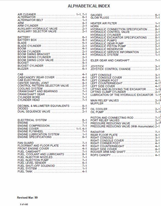 Bobcat X337 and X341 Excavator Service Manual