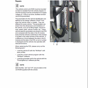 OM Pimespo XNA ac – Generation 3 80v Side Loader Workshop Repair Manual