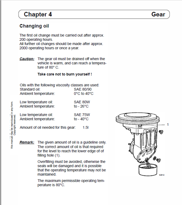 OM Pimespo XOP1 Ordre Picker Workshop Repair Manual