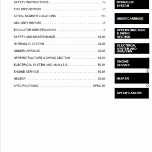 Bobcat 329 Compact Excavator Service Manual