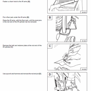 Bobcat 440, 443 and 443B Skid-Steer Loader Service Manual