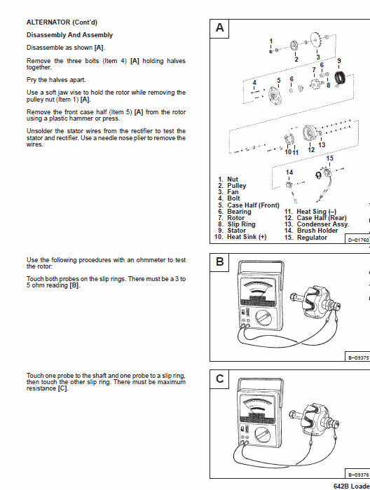 Bobcat 642B Skid-Steer Loader Service Manual