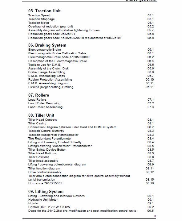 OM Pimespo TN Type 4526, CN Type 4525, CNS Type 4527 and CNI Type 4528 Workshop Manual