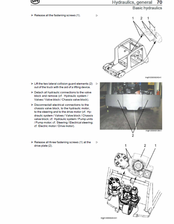 OM Pimespo XNA ac – Generation 3 80v Side Loader Workshop Repair Manual