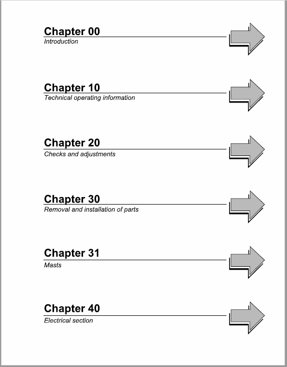 OM Pimespo XE12, XE15 and XE18 Series 4016 , 4017 Forklift Workshop Repair Manual