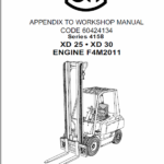 OM Pimespo XD25 and XD30 Forklift Workshop Manual
