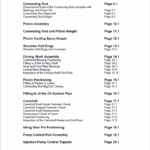 OM Pimespo LDW 2204/T CHD Engine For Forklift Trucks Shop Manual