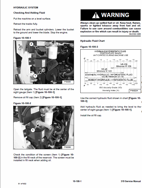 Bobcat 319 Compact Excavator Service Manual