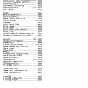 Bobcat 435 Compact Excavator Repair Service Manual