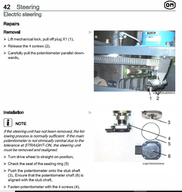 OM Pimespo XOP2, XOP3,  XOP2ac and XOP3ac Ordre Picker Workshop Repair Manual