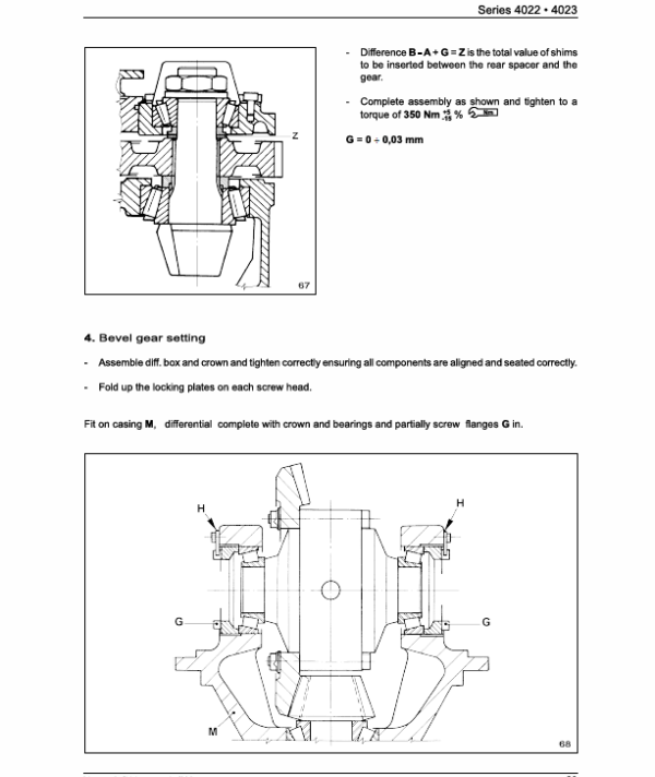 OM Pimespo E20ac, E20Lac, E25ac, E30ac Series 4022 and 4023 Workshop Manual