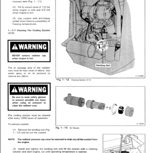 Bobcat 310 and 313 Skidsteer Loader Service Manual