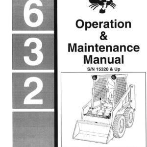 Bobcat 630, 631 and 632 Skid-Steer Loader Service Manual