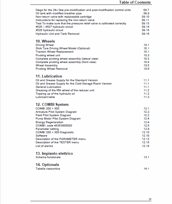 OM Pimespo TN Type 4526, CN Type 4525, CNS Type 4527 and CNI Type 4528 Workshop Manual