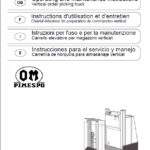 OM Pimespo XOP1 Ordre Picker Workshop Repair Manual